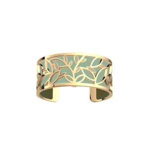 Bracelet arbre de vie manchette Les Georgettes couleur eau douce